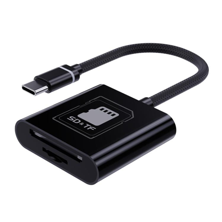 2 in 1 SD + TF Card Slot Reader, Type-C, USB+8 Pin 2 in 1 SD + TF Card Slot Reader, Type-C, USB+8 Pin